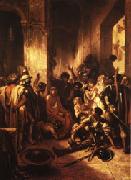 Alexandre Gabriel Decamps Christ at the Praetorium USA oil painting reproduction